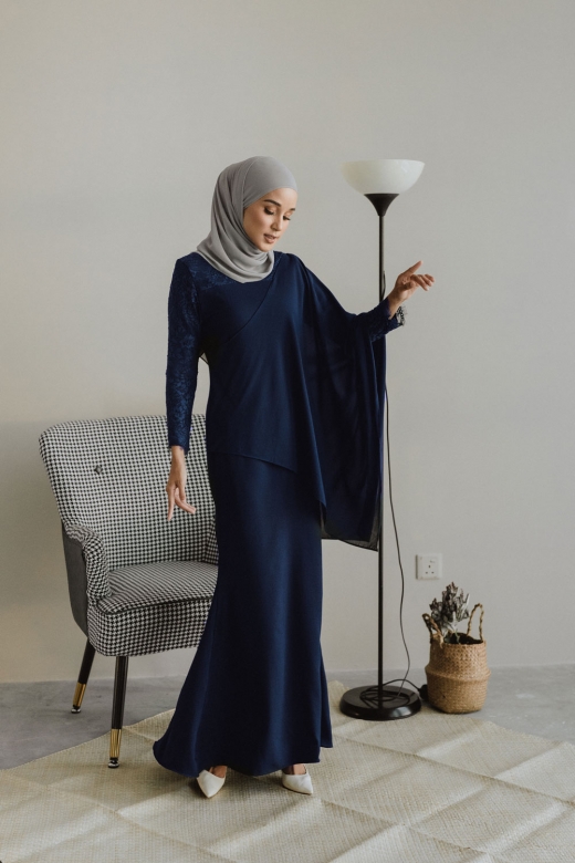 Isola Kaftan - Azure blue